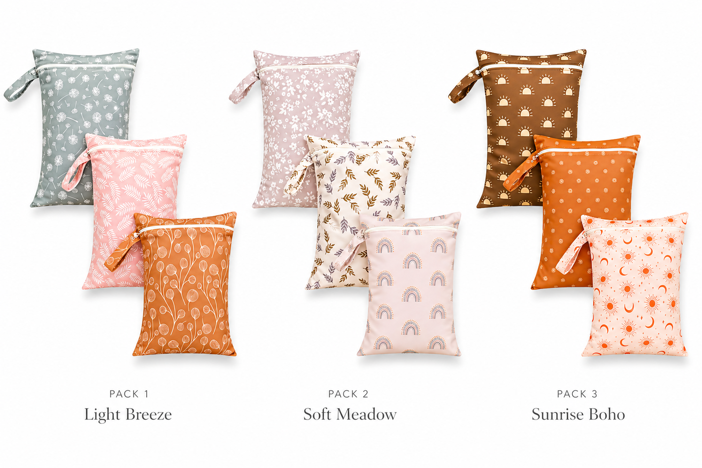3-Pack Diaper Bags