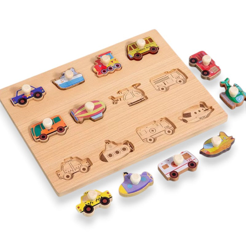 Wooden Block Puzzle Board